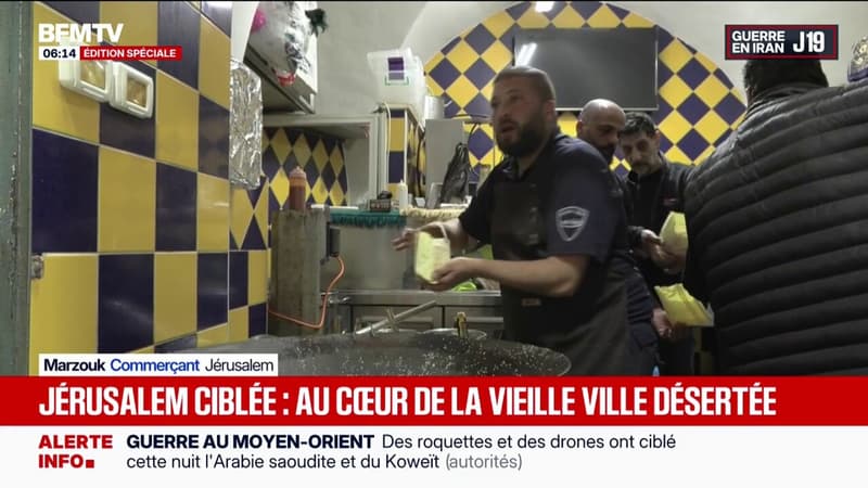 Guerre au Moyen-Orient: au cœur de Jérusalem, une ville désertée