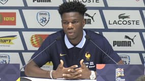 Aurélien Tchouaméni a pris la défense de Mbappé en conférence de presse ce dimanche.