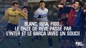 Ibra, Figo, Blanc... Le onze de rêve passé par l'Inter et le Barça (avec un gros souci)