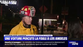 Los Angeles: "On dénombre au moins 30 blessés", rapporte le porte-parole des pompiers après qu'une voiture a percuté la foule