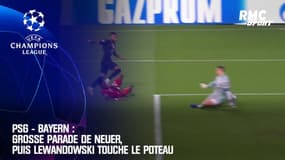 PSG - Bayern : Grosse parade de Neuer, Lewandowski touche le poteau 2' après !