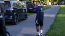 Kylian Mbappé après un entraînement avec l'équipe de France, le 7 octobre 2025