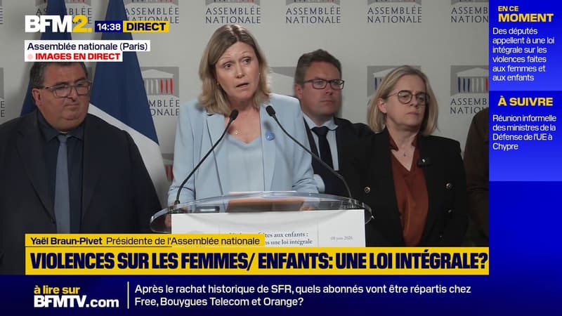 Affaire Lyhanna: Yaël Braun-Pivet demande l'inscription à l'agenda du Parlement de la "loi intégrale" sur les violences sexistes et sexuelles