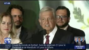 La gauche l'emporte pour la première fois au Mexique, Lopez Obrador élu Président
