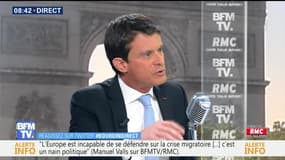 Manuel Valls face à Jean-Jacques Bourdin en direct