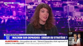 Légion d'honneur de Gérard Depardieu: pour Violaine de Filippis (porte-parole d'Osez le Féminisme!), les propos d'Emmanuel Macron sont "totalement intolérables"