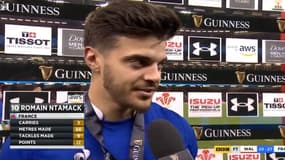 Romain Ntamack à la télé britannique