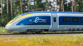 L'Eurostar e320 lors d'une présentation à Londres en 2010