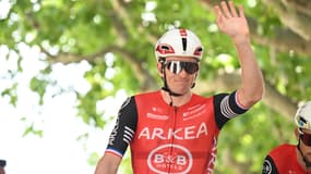Arnaud Démare lors de la 17e étape du Tour de France, le 23 juillet 2025