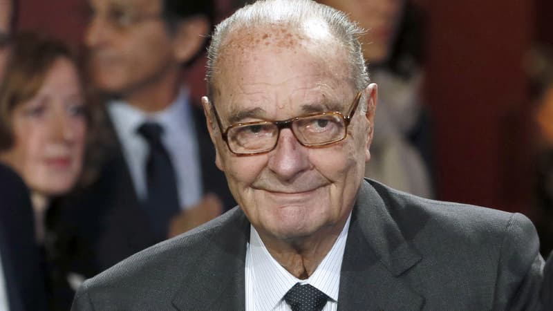 Jacques Chirac en novembre 2014 lors d'une cérémonie au Musée du Quai Branly, à Paris