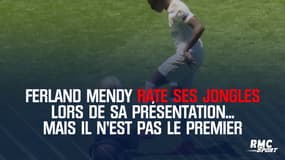 Real Madrid : Ferland Mendy rate ses jongles lors de sa présentation... mais il n'est pas le premier