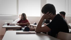 Des enfants dans une école près de Bordeaux, en Gironde, le 2 septembre 2022. (Photo d'illustration)