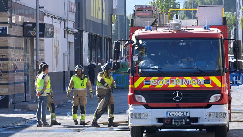 Des pompiers espagnols à Murcie, le 2 octobre 2023. Photo d'illustration.