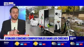 Planète Locale du lundi 4 décembre - Lyon : des couches compostables dans les crèches