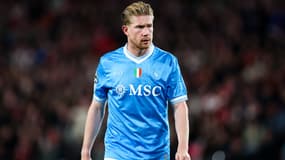 Kevin De Bruyne avec Naples, le 21 octobre 2025