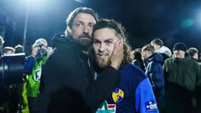 Coupe de France - 8es de finale - Saint-Brieuc élimine Nice - Guillaume Allanou et Julien Benhaïm, le 5 février 2025