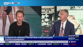 Laurent Milchior (Cogérant du Groupe Etam): "On a une chaîne d'approvisionnement qui se tend, on a le sujet des prix du container..."