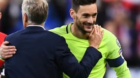 Hugo Lloris et Didier Deschamps