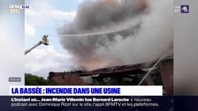 La Bassée: un important incendie se déclare dans un entrepôt, 3000m2 détruits