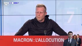 Allocution d'Emmanuel Macron ce lundi: "Il ne parle à personne d'autre qu'à lui-même", affirme le syndicaliste Alexis Louvet (Solidaire RATP)