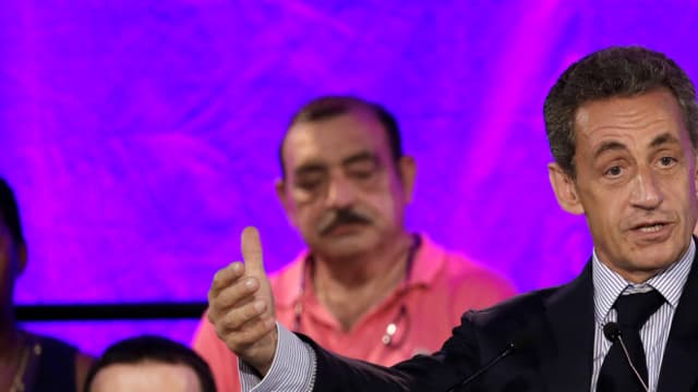 Nicolas Sarkozy à Poissy, le 6 septembre 2016.
