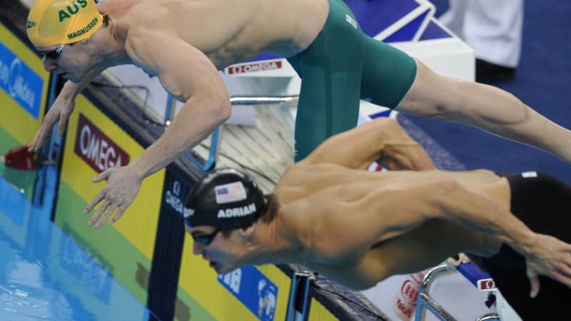 James Magnussen et Nathan Adrian