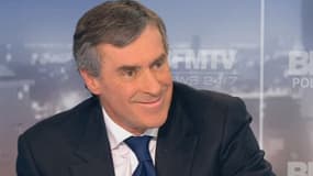 Jérôme Cahuzac sur le plateau de BFMTV en octobre 2012