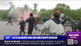 L'A13 bloquée par des militants écolos - 07/05