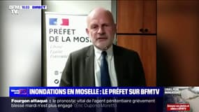 Laurent Touvet (préfet de la Moselle) sur les inondations: "Il est tombé plus d'un mois de pluie en moins de 24 heures"
