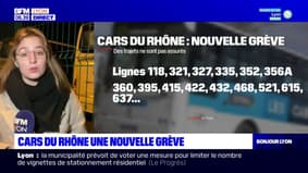 Une nouvelle grève touche les Cars du Rhône ce jeudi