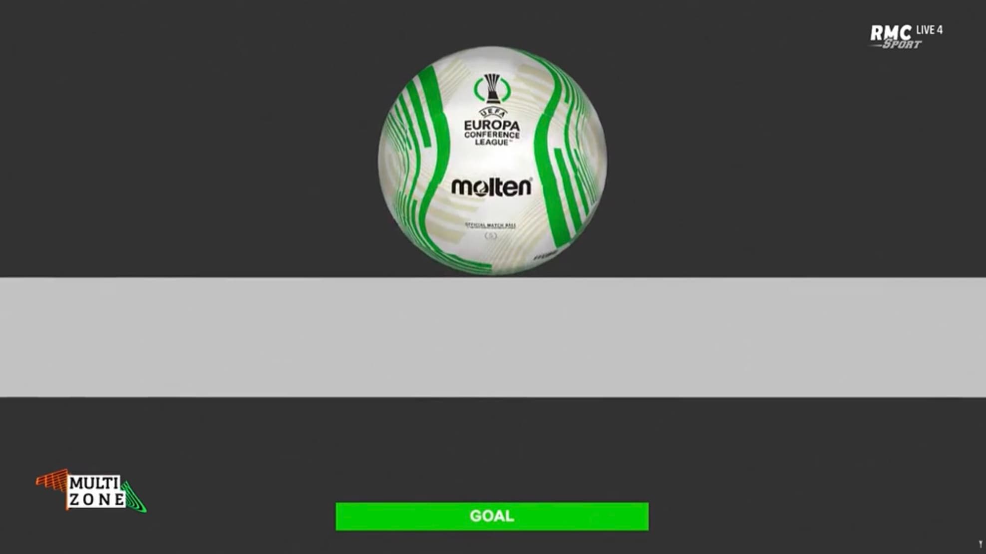 Fiorentina-Braga: l'image en 3D de la goal line