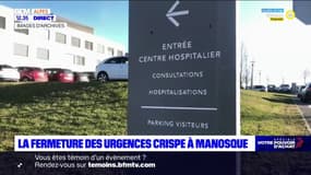 Manosque: les urgences ont été fermé 34 fois depuis le début de l'année