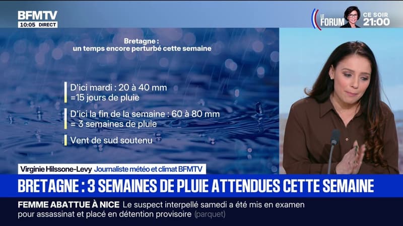 En Bretagne, jusqu'à 15 jours de précipitations attendus d'ici ce mardi 27 janvier