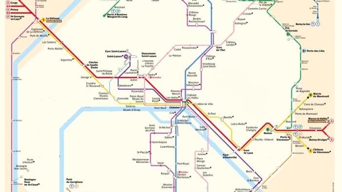 Compte tenu du nombre de grévistes déclarés pour le 5 décembre à la RATP et à la SNCF, les usagers franciliens du métro, du RER et des trams devront se contenter d'un réseau amputé de nombreuses lignes .