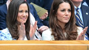 Pippa et Kate Middleton en juillet 2012