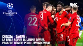 Chelsea - Bayern : La belle soirée du jeune Davies, passeur décisif pour Lewandowski