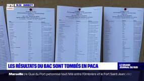 Les résultats du baccalauréat sont tombés en Paca