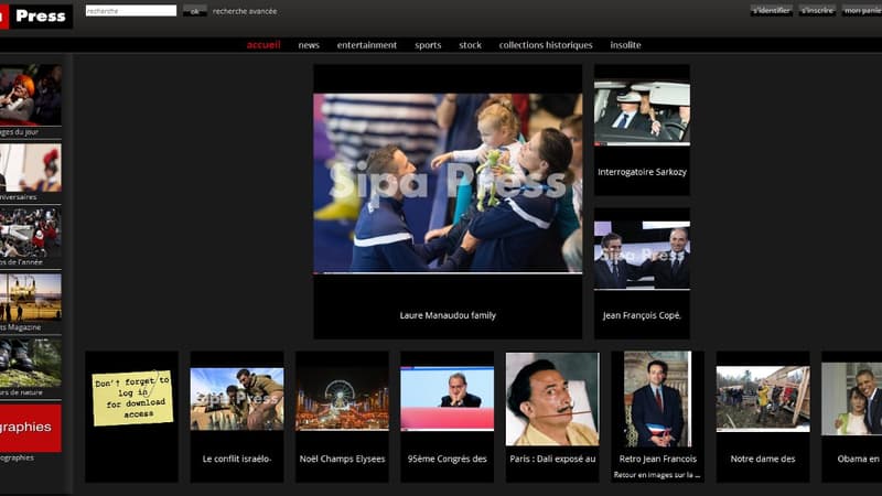 Sipa Press, une des filliales du groupe français Sipa.