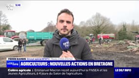 Colère des agriculteurs: "Je demande une venue de Gabriel Attal en Bretagne et dans les Côtes d'Armor" appelle Mathieu Lozach (FDSEA 22)