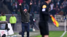 Pascal Dupraz, lors de la réception de Troyes.