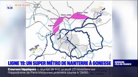 Île-de-France: la Ligne 19 du super métro ira de Nanterre à Gonesse