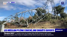 Les Mées: un pylône couché, une enquête pour dégradation ouverte