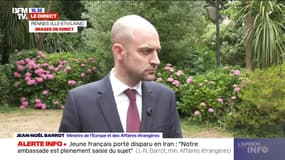 Français porté disparu en Iran: "Notre ambassade est pleinement saisie du sujet", assure Jean-Noël Barrot, ministre des Affaires étrangères
