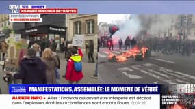 Mobilisation contre la réforme des retraites: des premières tensions à Paris