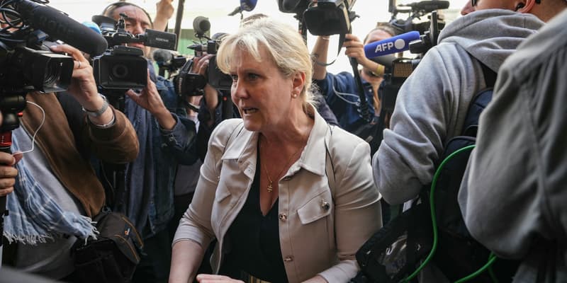 Nadine Morano avant le bureau politique des LR