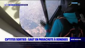 Les Ch'tites Sorties du samedi 24 décembre 2022 : Saut en parachute à Bondues.