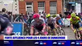 Quatre jours de Dunkerque: une forte affluence pour voir les cyclistes à Cassel