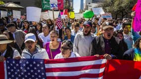Manifestation pour la "Journée sans immigrés", le 16 février 2017 à Austin, au Texas