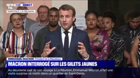 Emmanuel Macron à La Réunion: "J'ai beaucoup été interpellé, je ne prends pas ça comme une marque d'irrespect"