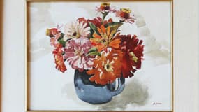 Une aquarelle réalisée par Adolf Hitler en 1912.